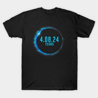 America Totality 04 08 24 Total Solar Eclipse 2024 Texas T-Shirt